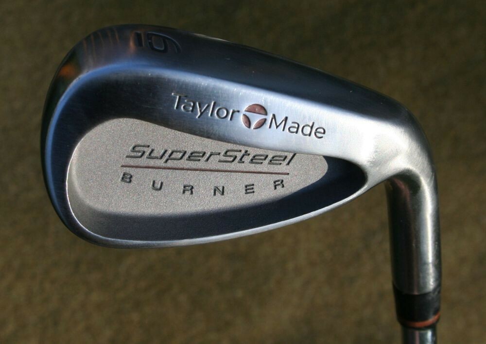 Club Golf Droitier Acier Inox Fer #4 TaylorMade SuperSteel Burner - Manche Rifle R80 Regular, Occasion Bon état Fer 4 SuperSteel Burner, Fer Droit Occasion Rifle R80