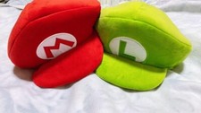 Super Nintendo World Mario Luigi plush hat cap cosplay USJ Official limited