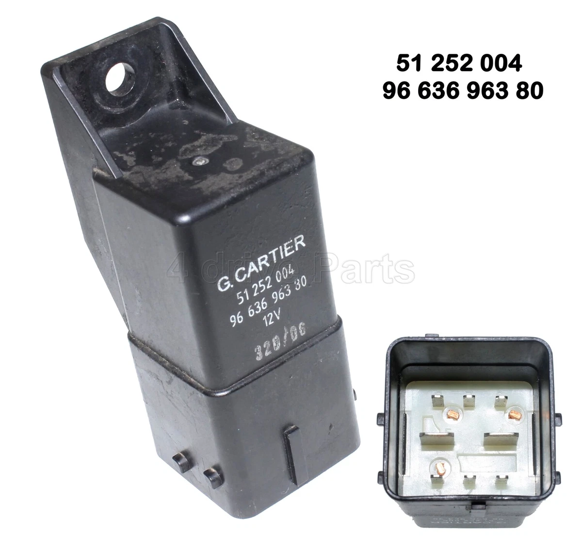 9663696380 Citroen C4 Picasso Diesel 8-Pin Glow Plugs Relay G 