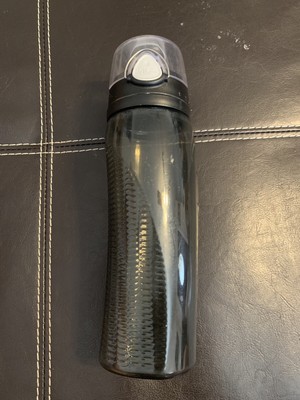 thermos hydration bottle with rotating meter