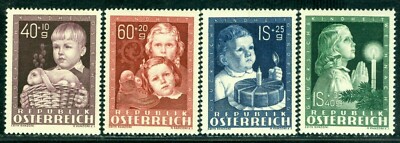 1949 Happy Childhood,Christmas,Easter,St.Nicholas,Rabbit,Austria,929,CV ...