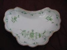 Sweden-Three Crown Ware-Porcelain Bone Dish-Rorstrand-gold trim