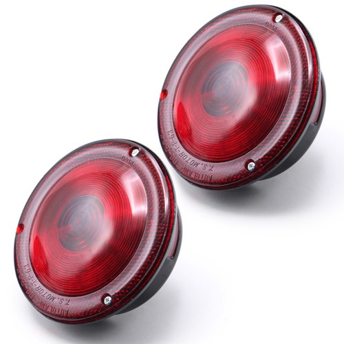 12V Red Rear Combination Tail Light For Jeep Willys CJ3 CJ5 CJ6 1945 - 1975 - Picture 4 of 9