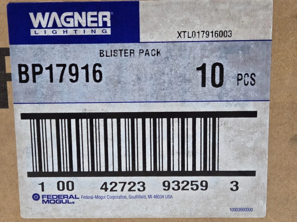 10 Quantity of Wagner BP17916 Multi-Purpose Light Bulbs 04273932596 (10 Qty) - Image 2 of 4