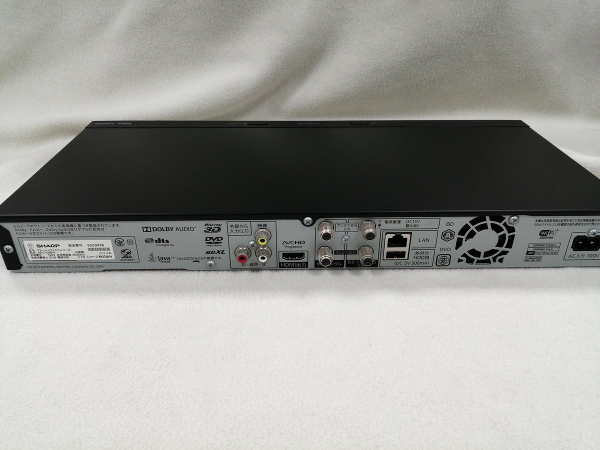 SHARP 2B-C10BW1 Blu-rayレコーダー HDD1TB Sharp 2B-C10BW1 Blu-ray Recorder 1TB Used from Japan | eBay