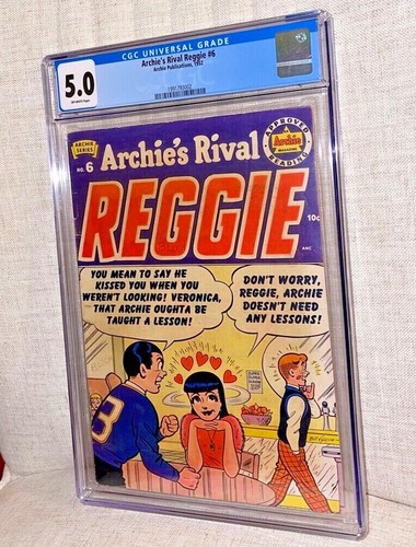Archie's Rival Reggie #6, CGC 5.0, Off-White Pages