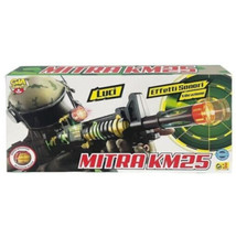 BOX GIOCATTOLO MITRA KM25 FUCILE GIOCO CON LUCI E SUONI - GIOCATTOLO PER BAMBINI