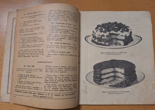 vintage Brasilian Cook Book and AD book (1938) Royal Baking Powder - Picture 3 of 5