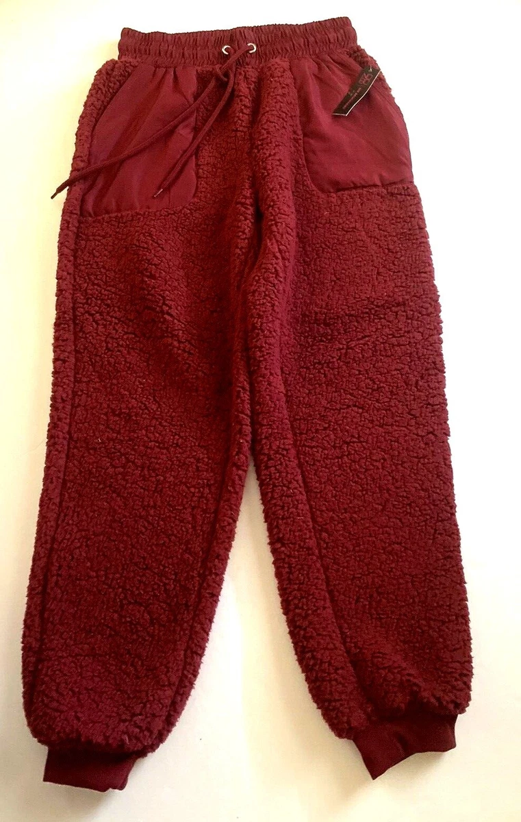 NOBO NO BOUNDARIES FAUX SHERPA JOGGER Pants Junior SZ M (7-9)