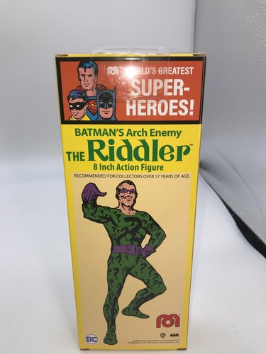 Mego Riddler 8" Figure 50th Anniversary DC Comics World's Greatest MINTY - Picture 2 of 4