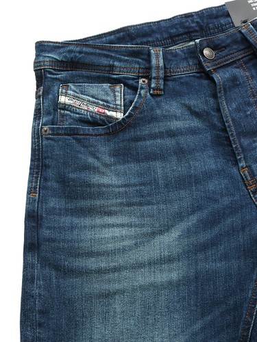 Diesel Larkee-X - Mens Regular Straight Fit Jeans - Black, Blue, Grey - Afbeelding 10 van 19