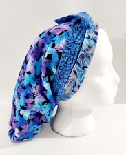 Scrub Cap, Bouffant Cap, Surgery Hat, Surgical Cap, Reversible, Butterflies