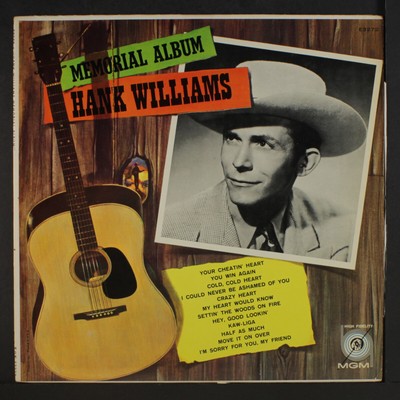 HANK WILLIAMS: memorial album MGM 12