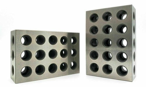 4 pcs Imperial 1"x2"x3 Block set  with 5 Threaded Hole for easy of use. - Afbeelding 5 van 8