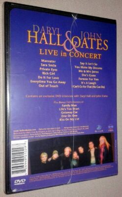 その他 Live in Concert [DVD] HALL & OATES–LIVE IN CONCERT-DVD FACTORY SEALED-BONUS CD | eBay