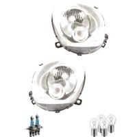 Halogen Scheinwerfer Set H4 Chrom FüR Mini Mini Countryman Paceman Inkl Lampen