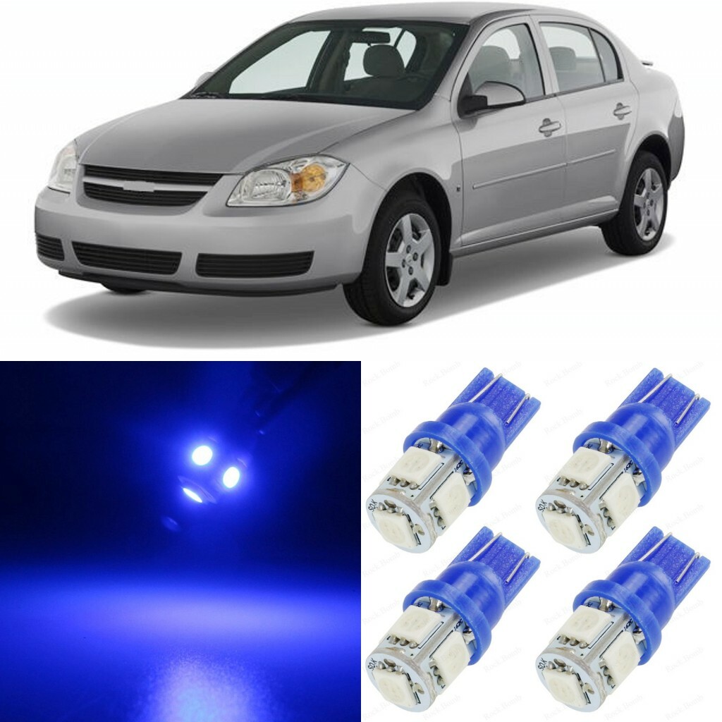 10 x Ultra Blue Interior LED Lights Package For 2005 - 2010 Chevy
