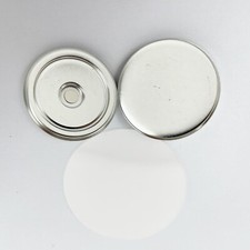 100pcs/Set 1-1/4" 58mm Nd. Magnetic Button Badge Parts Pro Diy Maker Supplies
