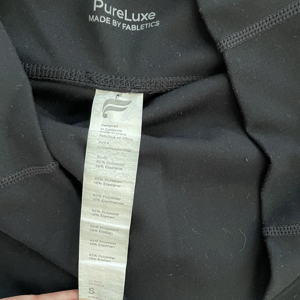 Fabletics Women's PureLuxe High-Waisted Maternity 7/8 Legging, size Small - Image 4 of 4