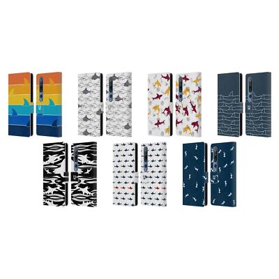 HEAD CASE DESIGNS SHARK PRINTS LEATHER BOOK WALLET CASE COVER FOR XIAOMI PHONES