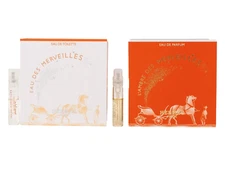 HERMES EAU L'AMBRE DES MERVEILLES 2.0ml .06fl oz PERFUME SPRAY SAMPLES TRY BOTH