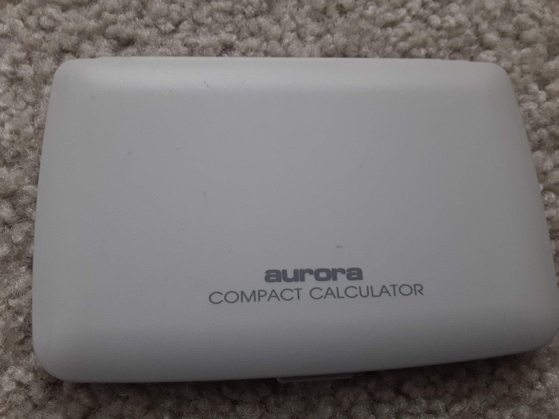 VTG Aurora Electronic Calculator HC107 - compact - hard case - soft touch keys