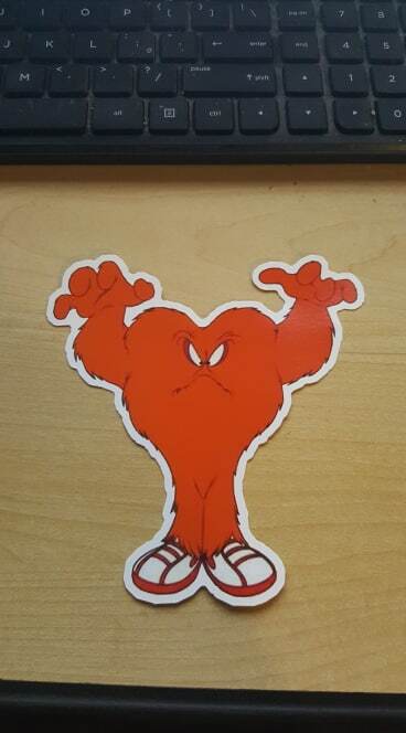 GOSSAMER STICKER LOONEY TUNES