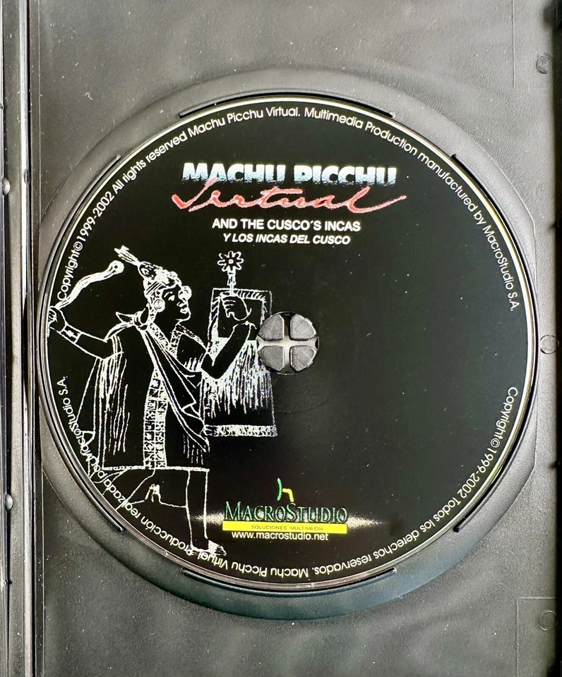 Machu Picchu Virtual Cusco’s Incas Interactive CD-ROM Peru Macromedia 3D Maps - Image 4 of 4