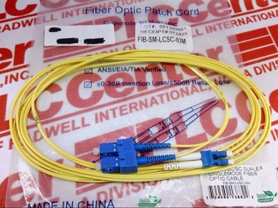 CP TECHNOLOGIES FIB-SM-LCSC-03M / FIBSMLCSC03M (NEW IN BOX)