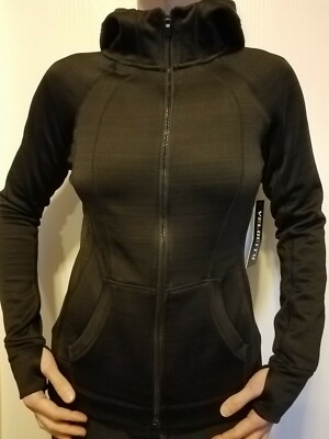 NEW Velocity Women's Full Zip Hooded Athletic Running Jacket Size Medium $88