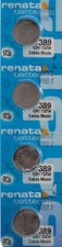 4 x Renata 389 Watch Batteries, SR1130W Battery