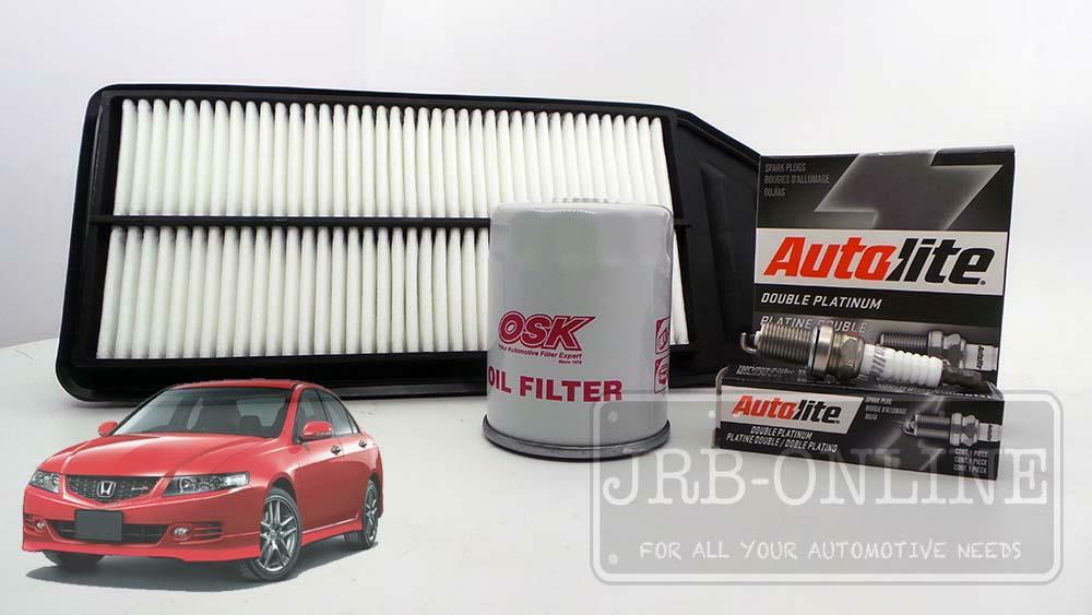 Honda ACCORD Euro 20022008 CL CL9 K24A3 2.4L AIR & OIL FILTER SPARK