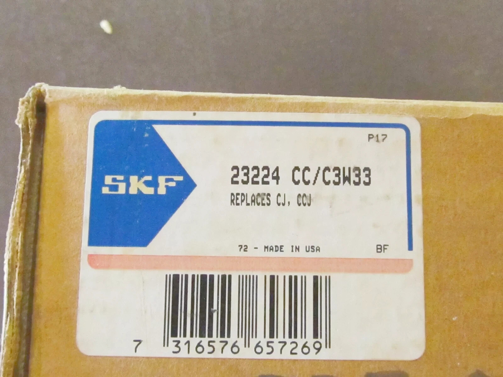 NEW SKF 23224 CC/C3W33 spherical roller bearing 1PCS #NN