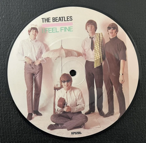 The BEATLES I Feel Fine/She's A Woman UK 20th Anniversary 7" Picture Disc 1989