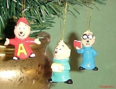 Alvin and the Chipmunks Christmas Ornaments