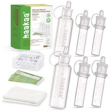 Colostrum Collector Set Breast Milk Collector for Breastfeeding, Ready-to-Use...