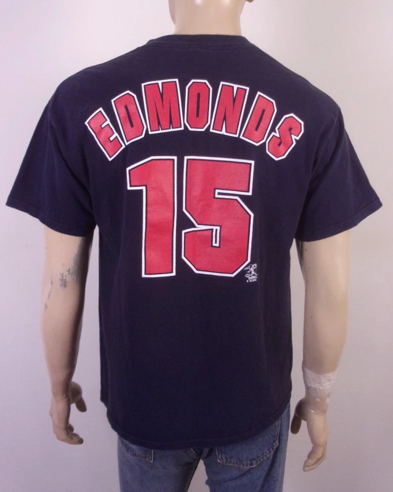 Camiseta de Colección Años 00 Y2K Delta/Dinastía 2004 Cardenales de San Luis Jim Edmonds L Foto 4 de 4