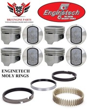 Enginetech Pistons Moly Rings For 1969-1976 Ford 351 351w Windsor