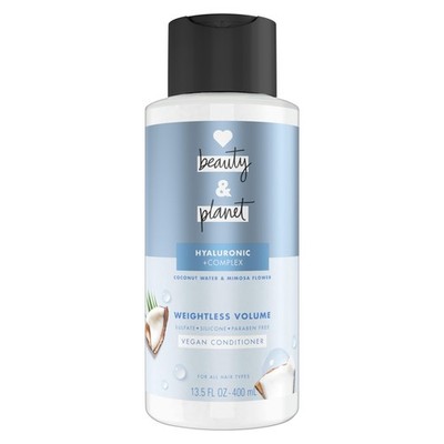 Love Beauty And Planet Coconut Water Mimosa Volume Conditioner 13.5 Fl Oz Vegan