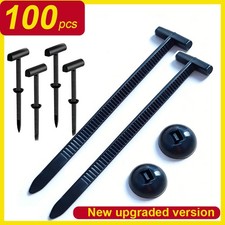100PCS Nylon Cable Tie Buckle Self Locking Nylon Zip Ties Heavy Duty fast ship