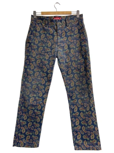 Supreme Bottoms/32/Coton/NVY/Paisley Occasion