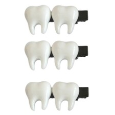 Cute Tooth Hair Clip Barrettes Small Cosplay Halloween Headdress Barrettes