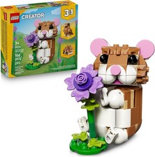 LEGO Creator Hámster Juego de Construcción 3 en 1 Animal Juguete Regalo Niños Decoración del Hogar Divertido Kit