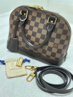 Louis Vuitton Bag Alma BB Damier Ebene Canvas EXCELLENT CONDITION in GENUINE BAG