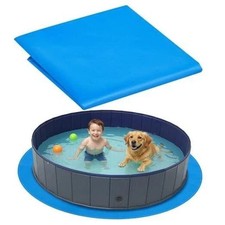 Foldable Dog Pet Bath Pool Pad for Above Ground Pool, 5.5 Ft Round 67 Inch