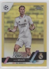 2022 Topps Chrome UEFA Club Competitions Gold Refractor 40/50 Iker Bravo #87 1u6