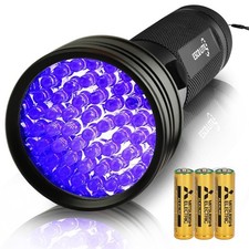 UV Flashlights Black Light for Pet Urine Detection 51 LED Blacklight Flashlig...