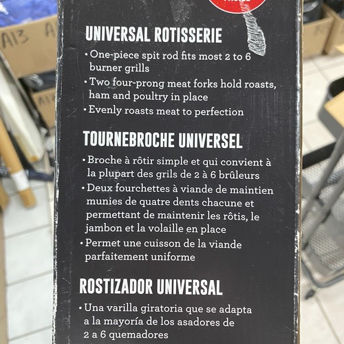 Kit de asador Char-Broil GRILLITUP universal nuevo en caja se adapta a la mayoría de las parrillas de gas 9768102 - Imagen 10 de 12