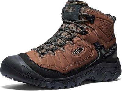 KEEN TARGHEE IV MID WP WIDE-M MEN BOOTS - Bison / Black