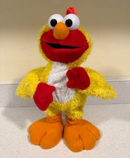 Elmo Chicken Dance Singing Dancing Plush 13in Mattel 2001 Works